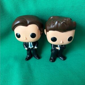 Funko pop Supernatural TV Dean & Sam undercover Vinyl Figure 2015 Hot Topic